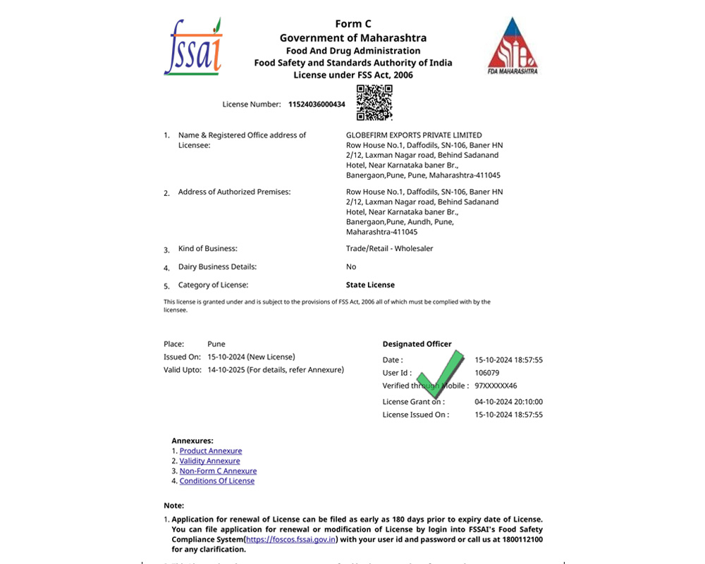 Apeda-Certificate